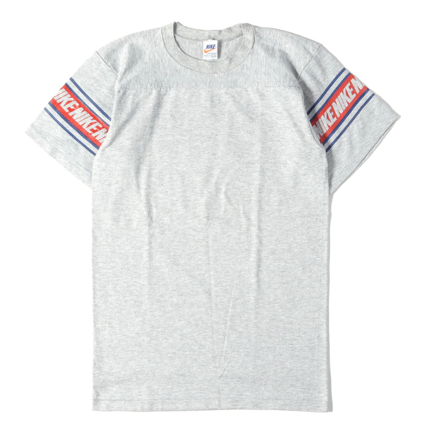 [希少 オレンジタグ] 70s 袖ロゴ フットボール Tシャツ USA製