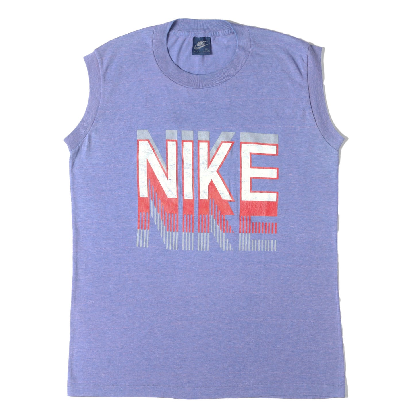 [希少 紺タグ] 80s ロゴプリント ノースリーブ Tシャツ USA製