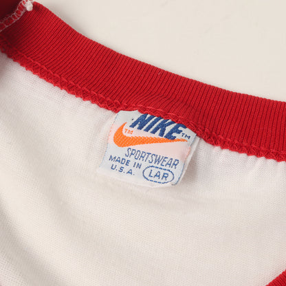 [希少 オレンジタグ] 70s フットボール Vネック 7分袖 Tシャツ USA製