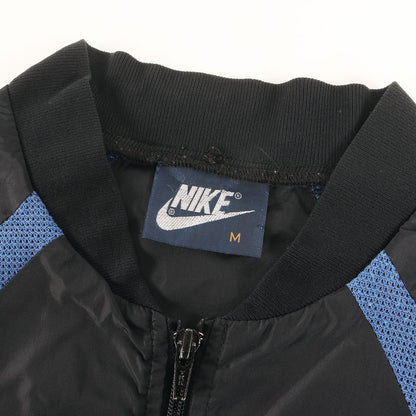[紺タグ AJ1ロイヤルカラー] 80s AIR JORDAN ウイングマークパッチ ナイロン トラック ジャケット 香港製
