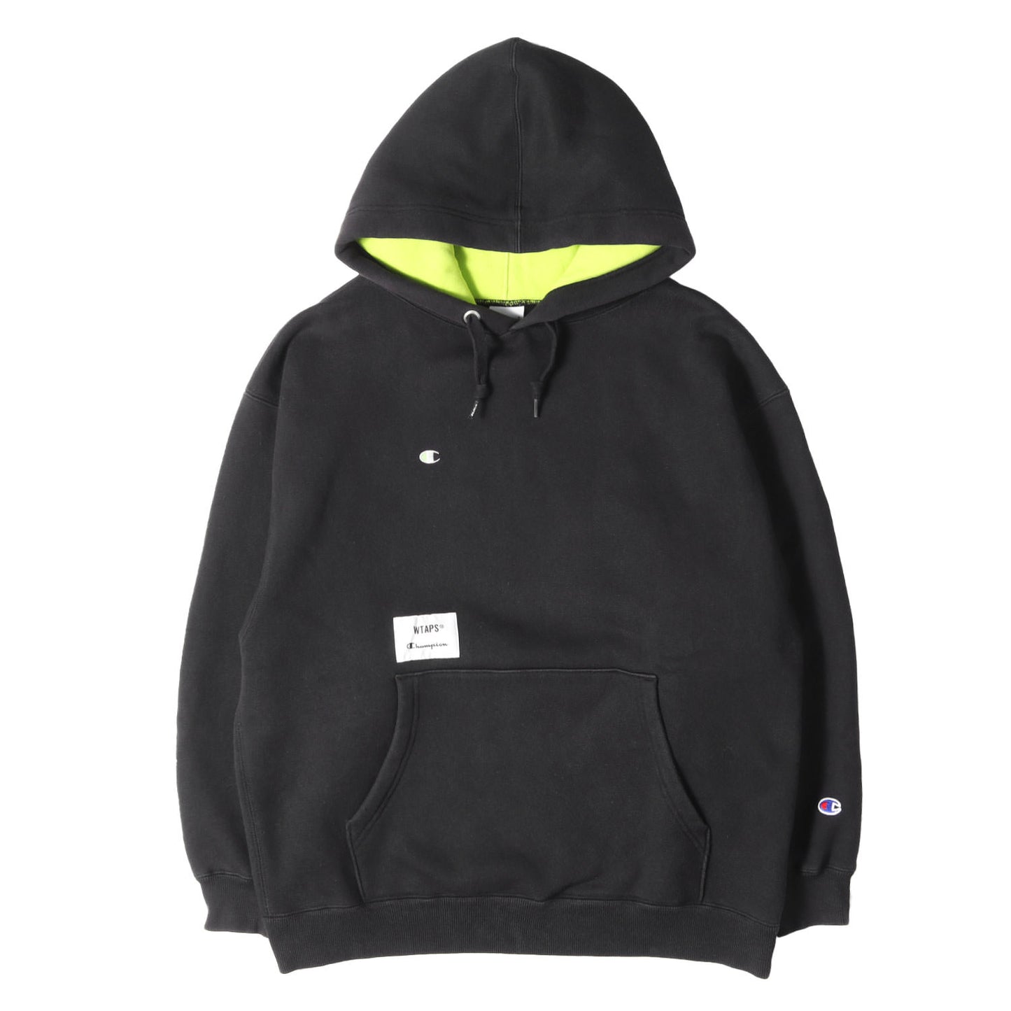 22AW ×Champion ロゴ刺繍 スウェットパーカー(ACADEMY / HOODED / CTPL)