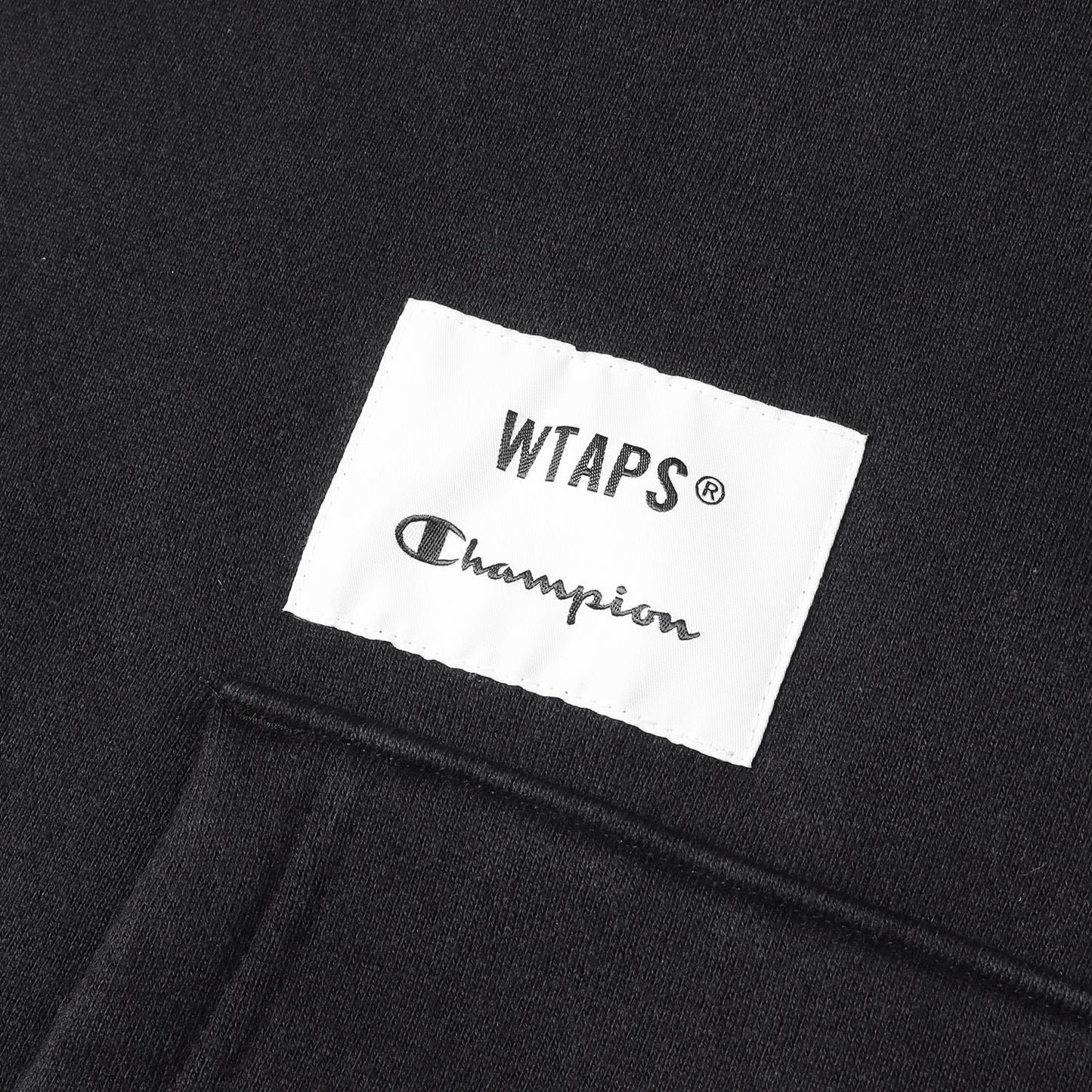 22AW ×Champion ロゴ刺繍 スウェットパーカー(ACADEMY / HOODED / CTPL)