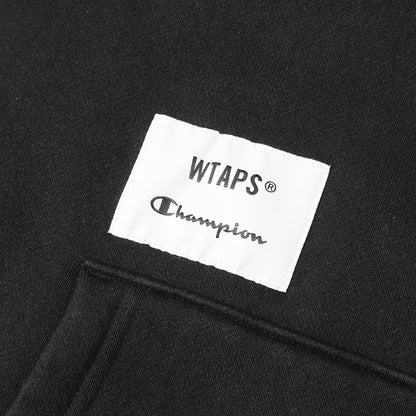 22AW ×Champion ロゴ刺繍 スウェットパーカー(ACADEMY / HOODED / CTPL)