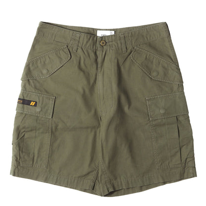 21SS リップストップコットン ミリタリー カーゴ ショーツ(CARGO SHORTS)