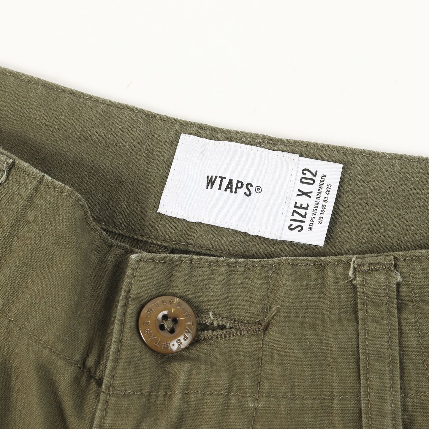 21SS リップストップコットン ミリタリー カーゴ ショーツ(CARGO SHORTS)