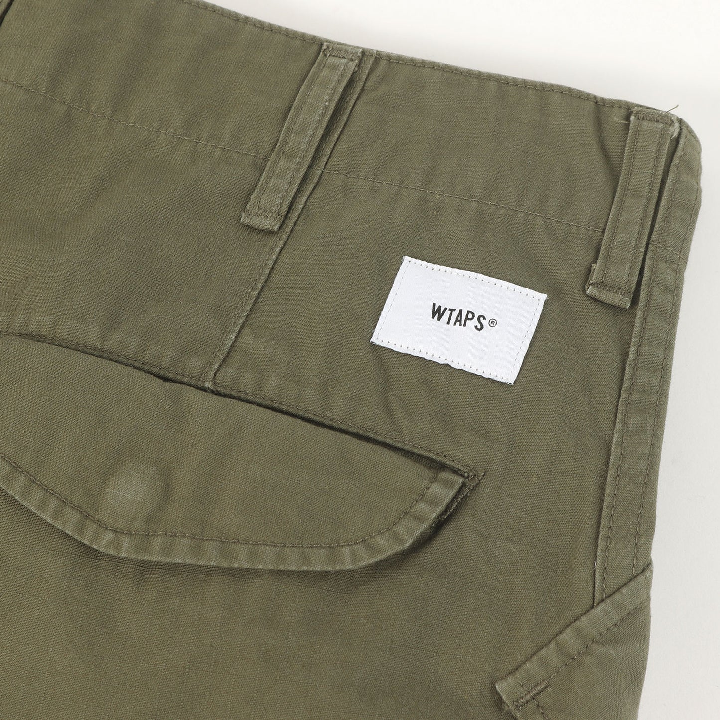 21SS リップストップコットン ミリタリー カーゴ ショーツ(CARGO SHORTS)