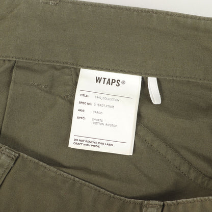 21SS リップストップコットン ミリタリー カーゴ ショーツ(CARGO SHORTS)