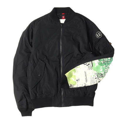 21SS ×fragment design ×ASGER JORN ×ALPHA 袖カスタム MA-1 フライトジャケット(MA-1 JACKET)