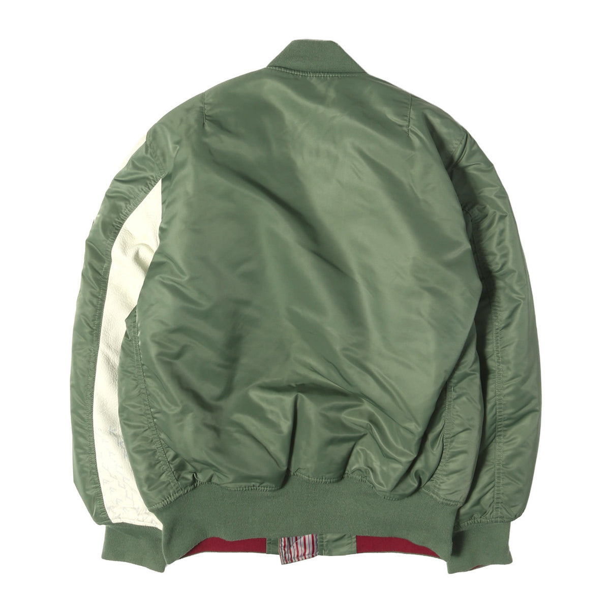 the Shepherd ×fragment design ×ALPHA 袖レザー MA-1 ボンバージャケット