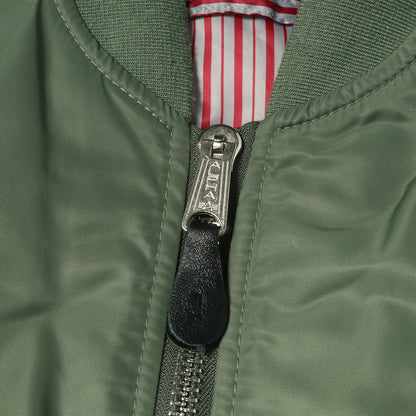 the Shepherd ×fragment design ×ALPHA 袖レザー MA-1 ボンバージャケット