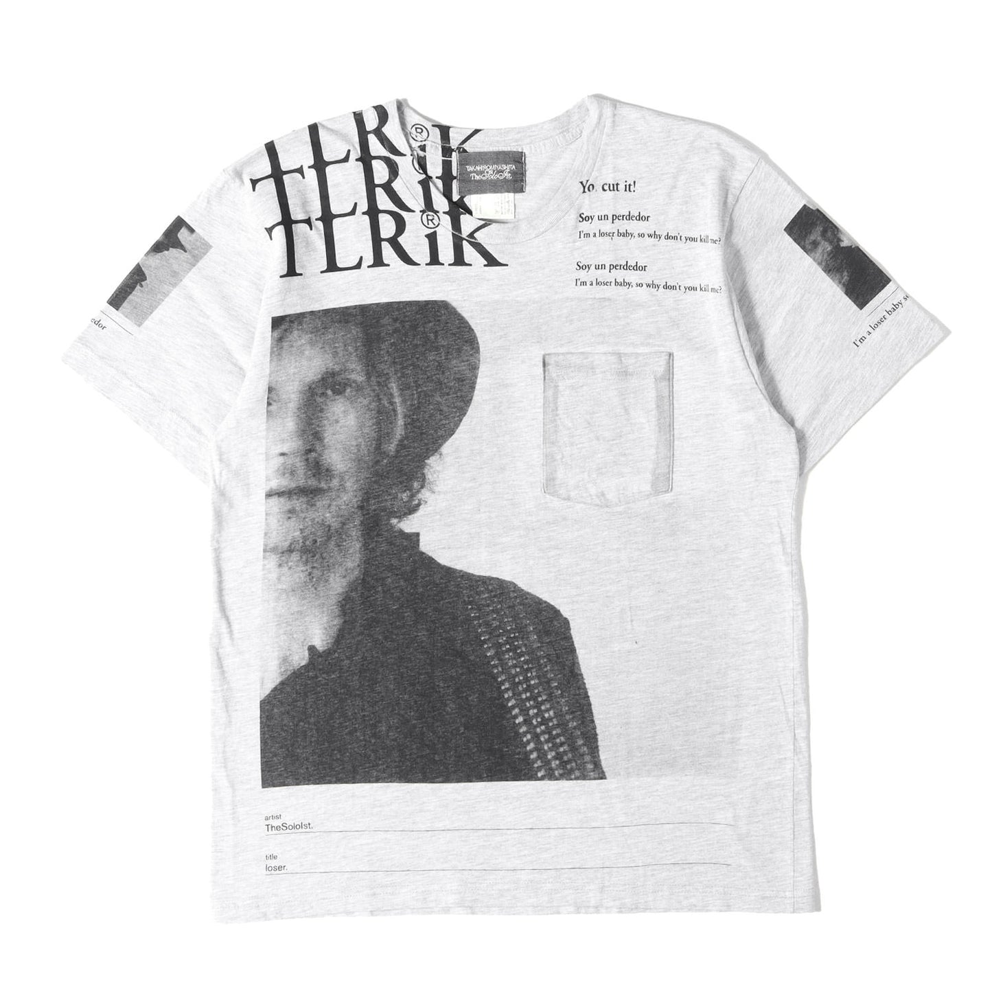ベック・ハンセン フォト オーバープリント ポケット Tシャツ