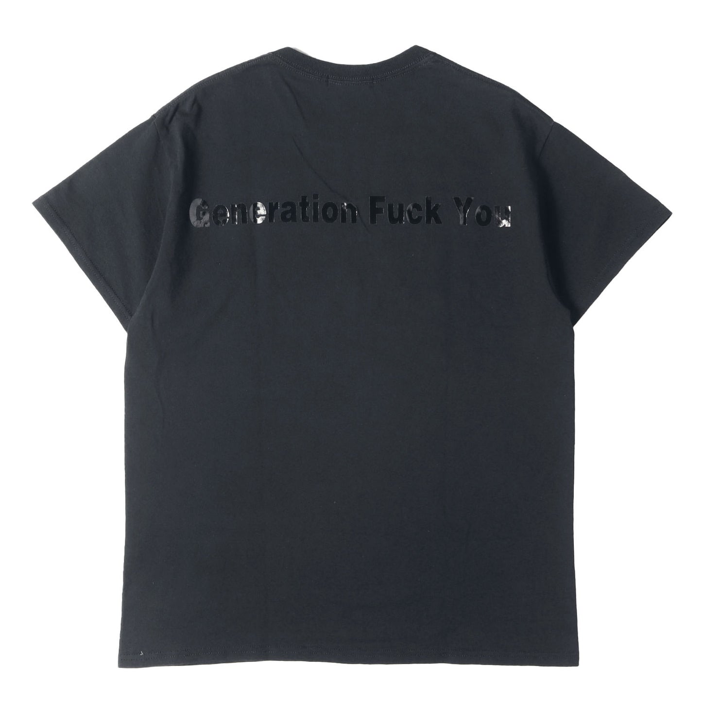 00s Generation Fuck Youロゴ クルーネック Tシャツ