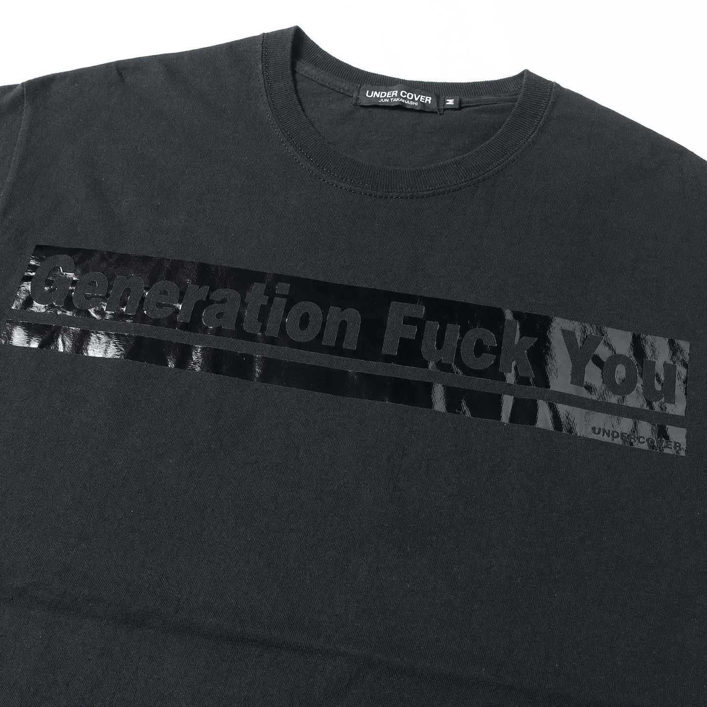 00s Generation Fuck Youロゴ クルーネック Tシャツ