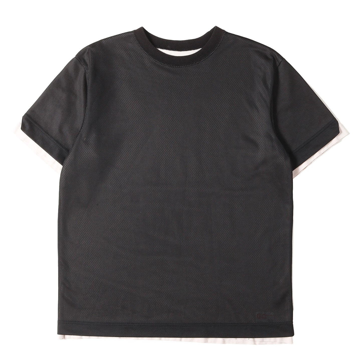 00s 裾ロゴ メッシュ レイヤード Tシャツ