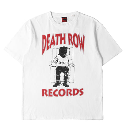 25AW ×DEATH ROW RECORDS ウォッシュド ヘビー Tシャツ(WASHED HEAVY WEIGHT CREW NECK T-SHIRT)