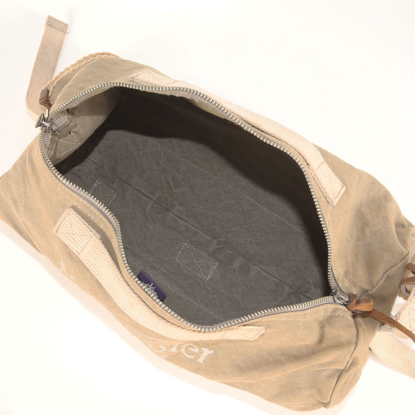 BECK スウェード コンビ ハンドルバー バッグ / ドラムバッグ (HANDLE BAR BAG)