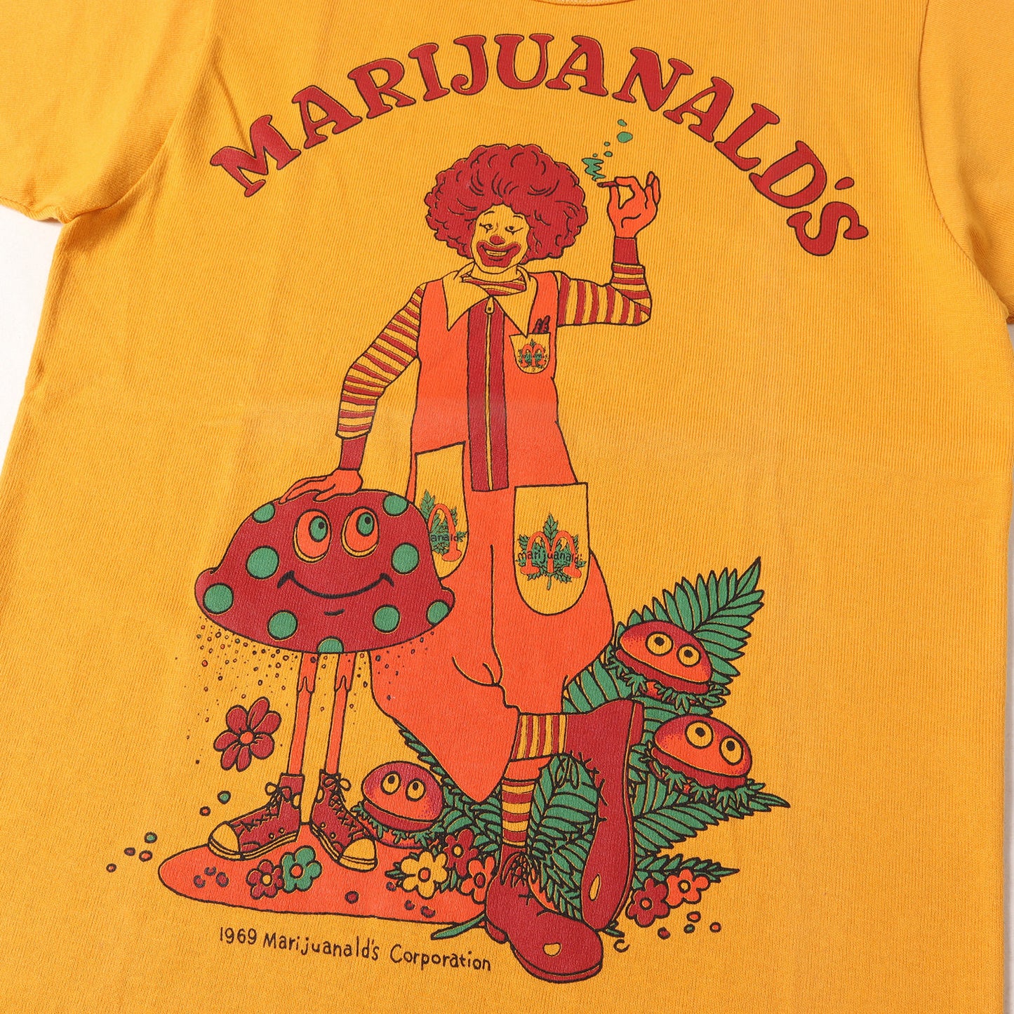 [希少 デッドストック] 00s マリファナルド マクドナルド Tシャツ