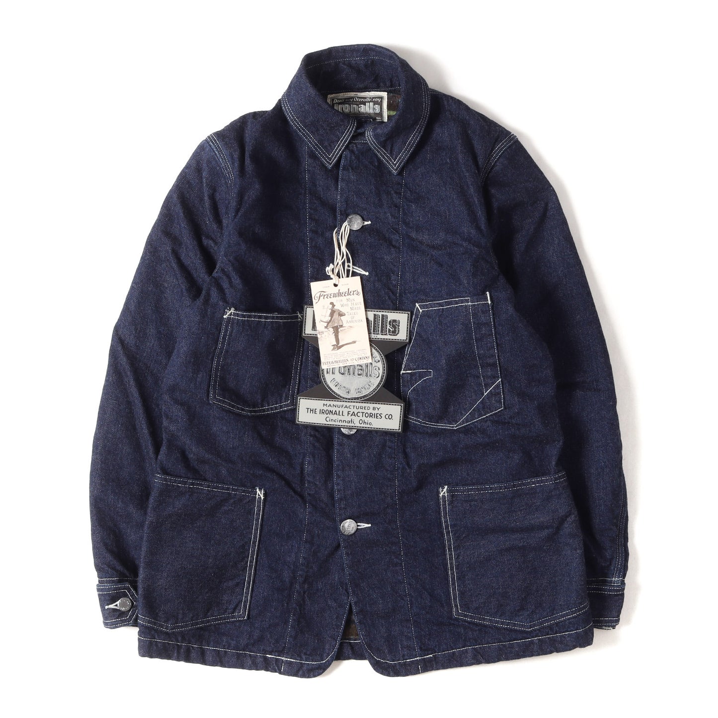 アイアンスミス ブランケット付き デニム カバーオール (THE IRONALL FACTORIES K474 DENIM JACKET)