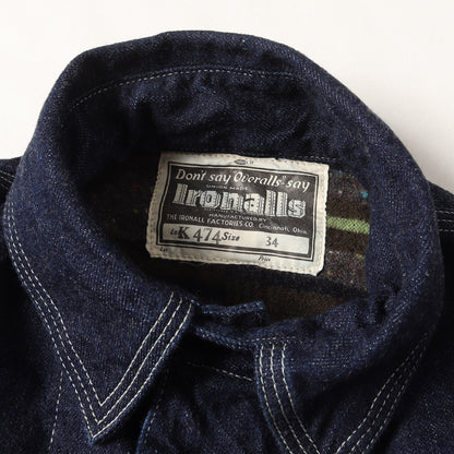 アイアンスミス ブランケット付き デニム カバーオール (THE IRONALL FACTORIES K474 DENIM JACKET)