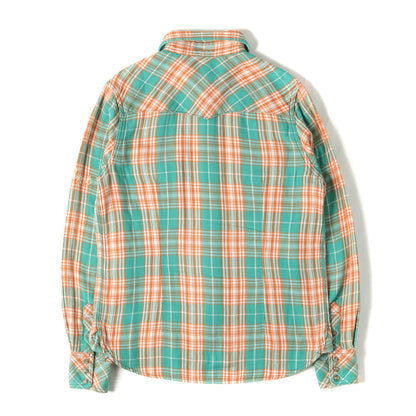 ヘビー ダブルガーゼ ウエスタン チェックシャツ(W-GAZE CHECK SHIRTS)