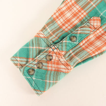 ヘビー ダブルガーゼ ウエスタン チェックシャツ(W-GAZE CHECK SHIRTS)