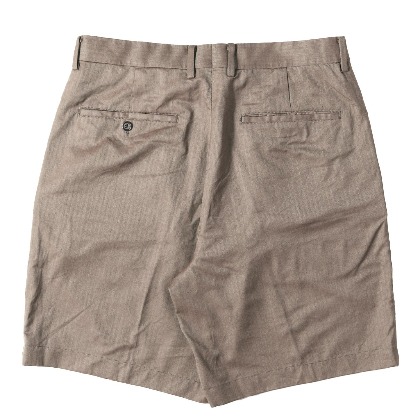 ×Ermenegildo Zegna ヘリンボーンウール 2タック スラックス ショーツ