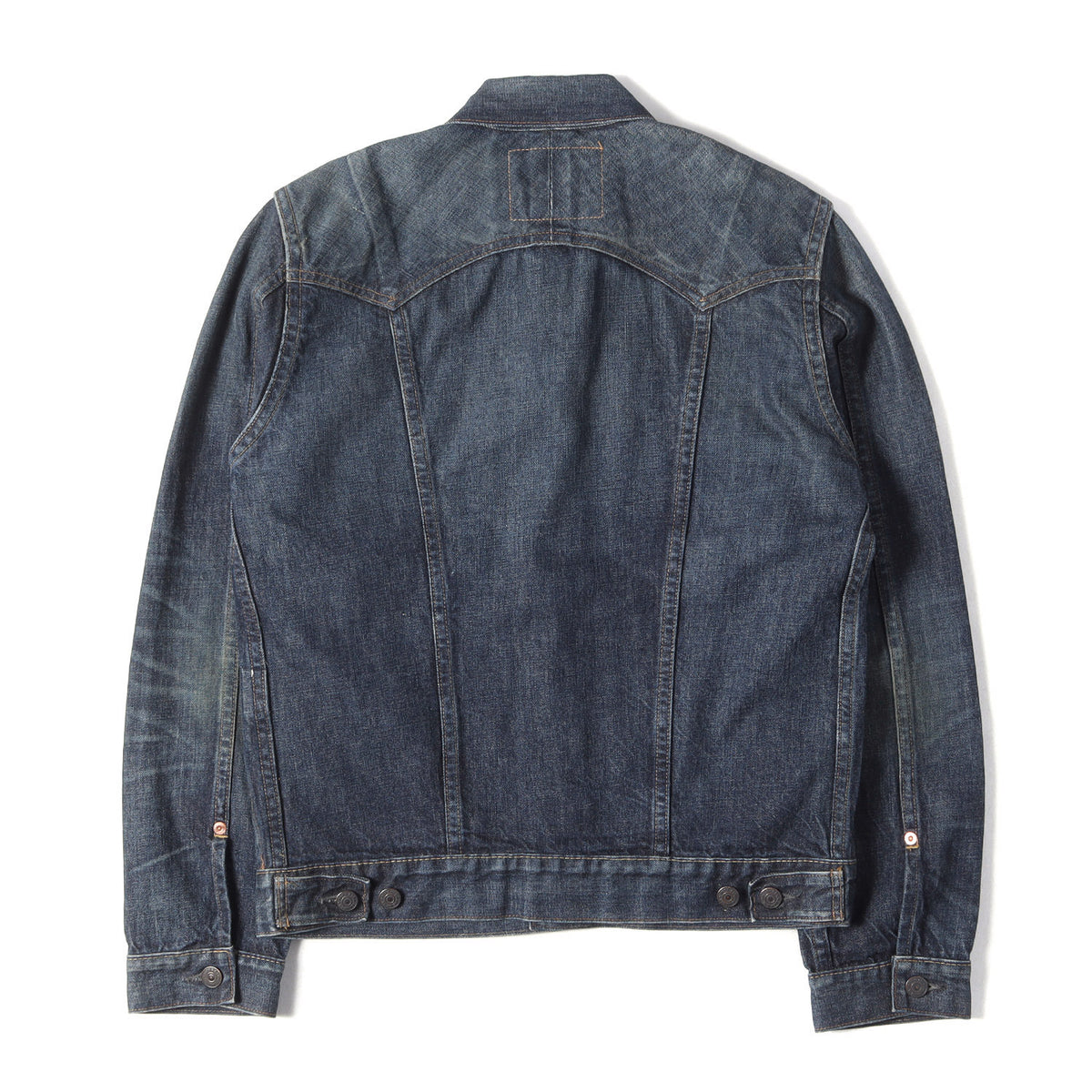 ヴィンテージ加工 メダリオンステッチ デニムジャケット (ROPER DENIM JACKET)