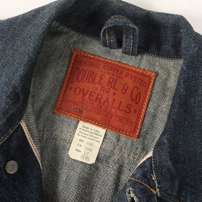 ヴィンテージ加工 メダリオンステッチ デニムジャケット (ROPER DENIM JACKET)
