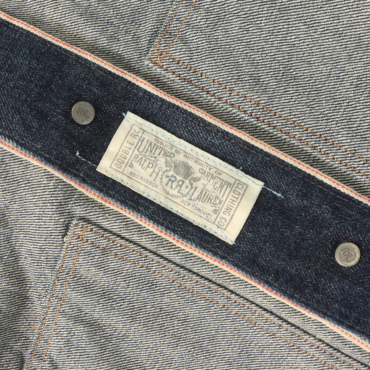 ヴィンテージ加工 メダリオンステッチ デニムジャケット (ROPER DENIM JACKET)