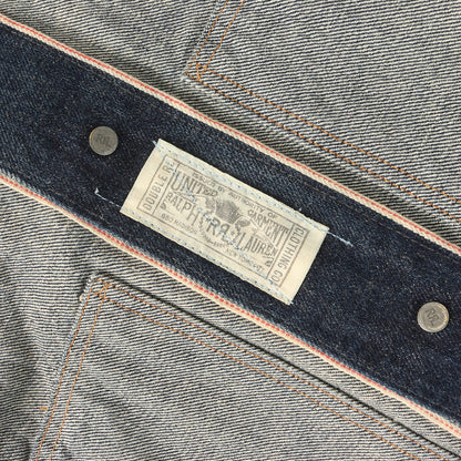 ヴィンテージ加工 メダリオンステッチ デニムジャケット (ROPER DENIM JACKET)