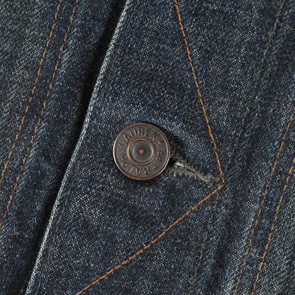 ヴィンテージ加工 メダリオンステッチ デニムジャケット (ROPER DENIM JACKET)