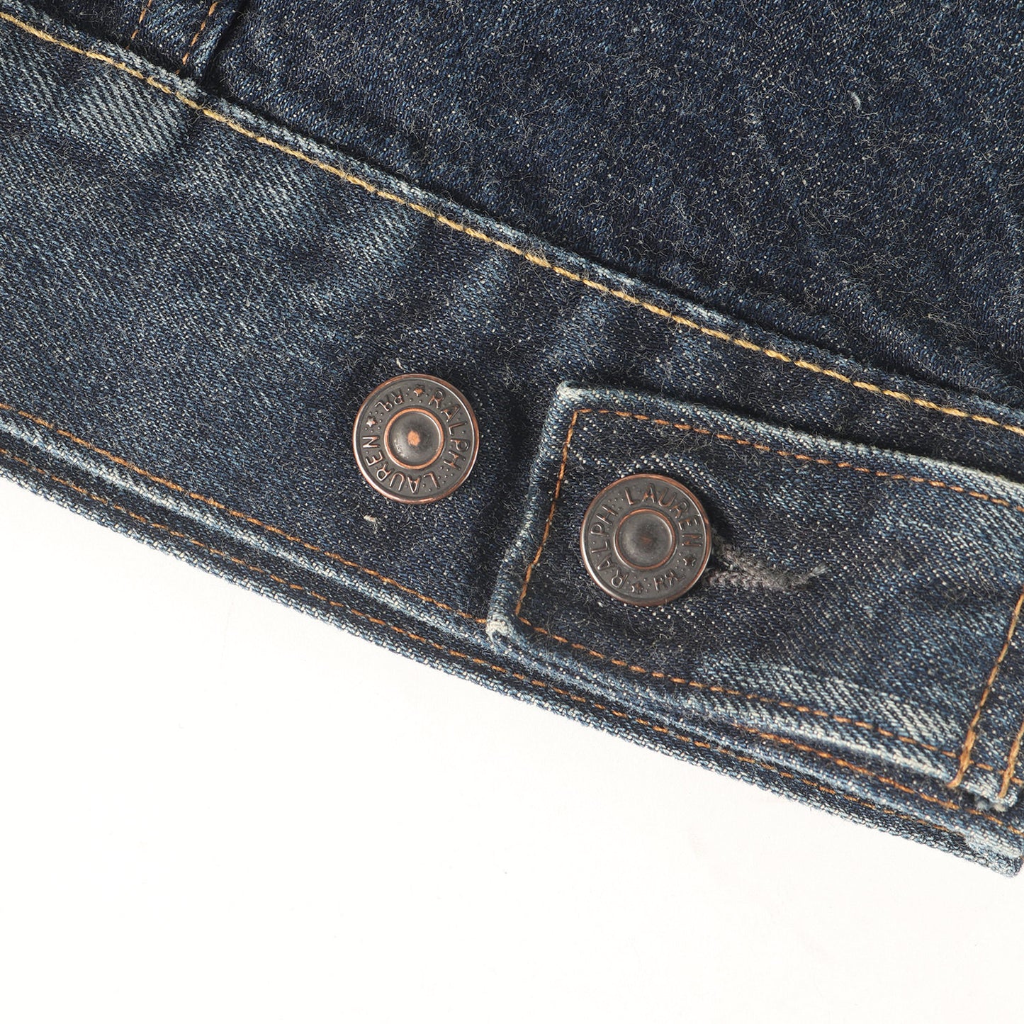 ヴィンテージ加工 メダリオンステッチ デニムジャケット (ROPER DENIM JACKET)