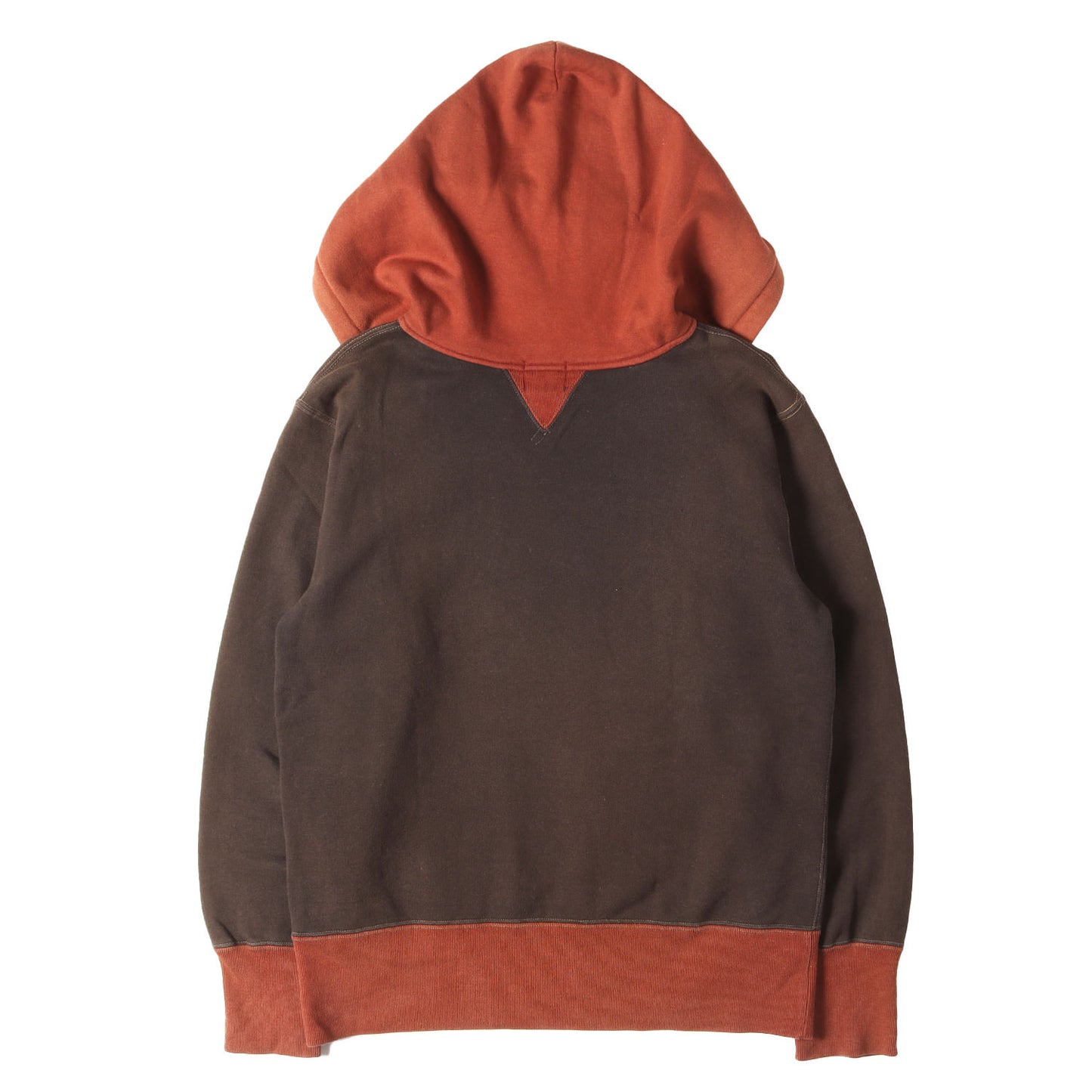 後付けフード 2トーン 無地 スウェットパーカー (POWER WEAR ATTACHED HOOD)