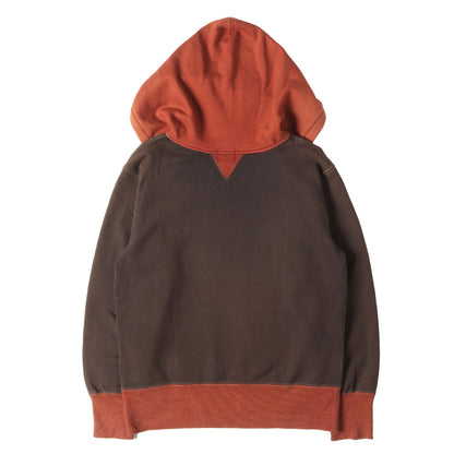 後付けフード 2トーン 無地 スウェットパーカー (POWER WEAR ATTACHED HOOD)