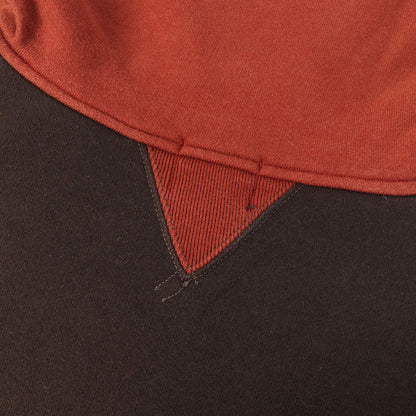 後付けフード 2トーン 無地 スウェットパーカー (POWER WEAR ATTACHED HOOD)