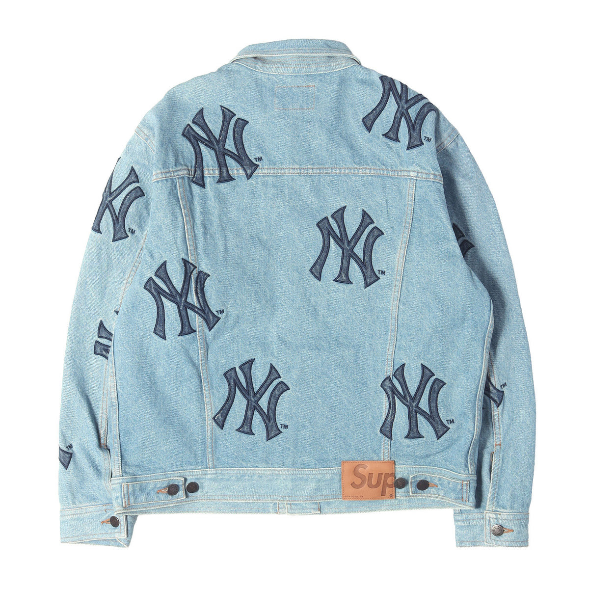 21AW ×MLB New York Yankees NY柄 デニム トラッカージャケット (Denim Trucker Jacket)