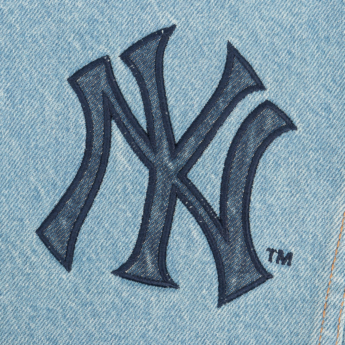 21AW ×MLB New York Yankees NY柄 デニム トラッカージャケット (Denim Trucker Jacket)