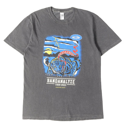 23AW BANDANALYZE 韓国 ヴィンテージ加工 タイガー Tシャツ (B.D SOUTH TIGER TEE)