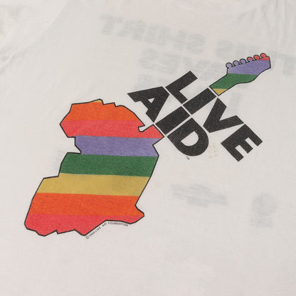 80s LIVE AID チャリティー ロック イベント Tシャツ