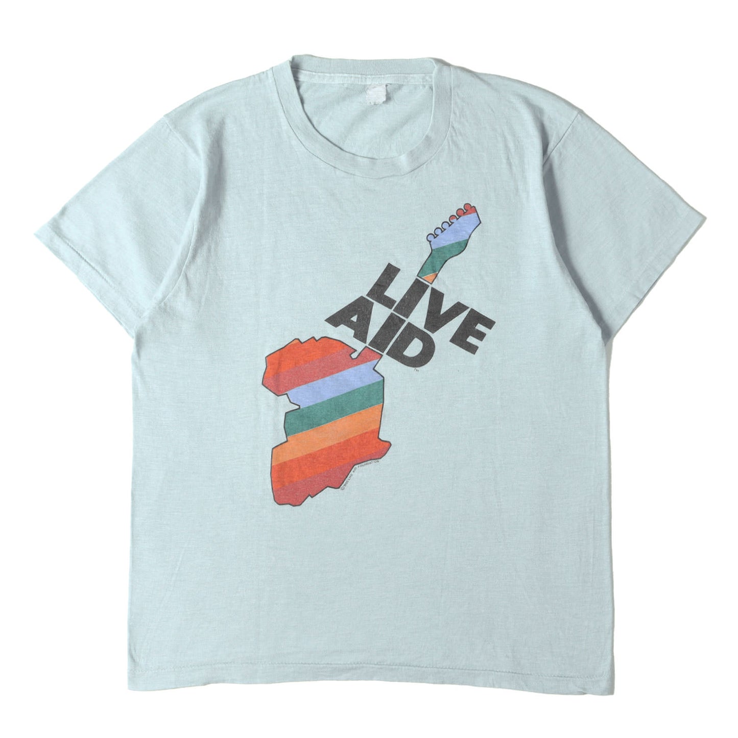 80s LIVE AID チャリティー ロック イベント Tシャツ