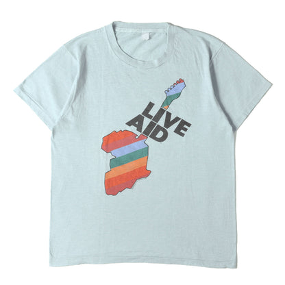 80s LIVE AID チャリティー ロック イベント Tシャツ