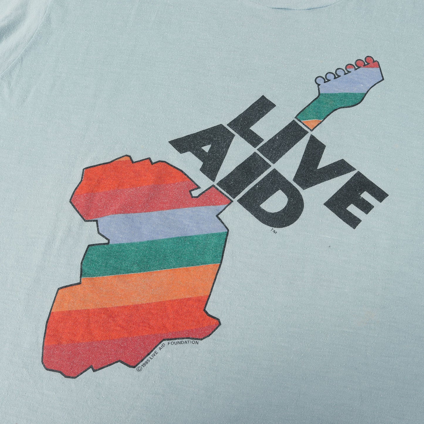 80s LIVE AID チャリティー ロック イベント Tシャツ