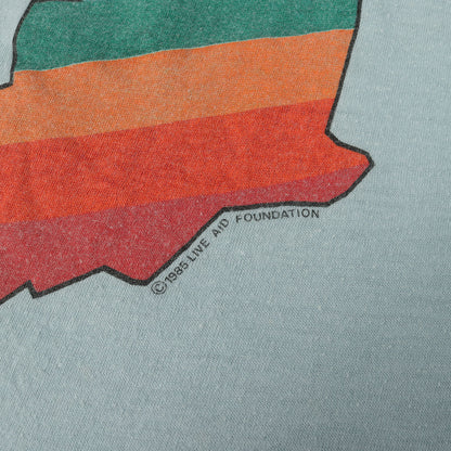 80s LIVE AID チャリティー ロック イベント Tシャツ