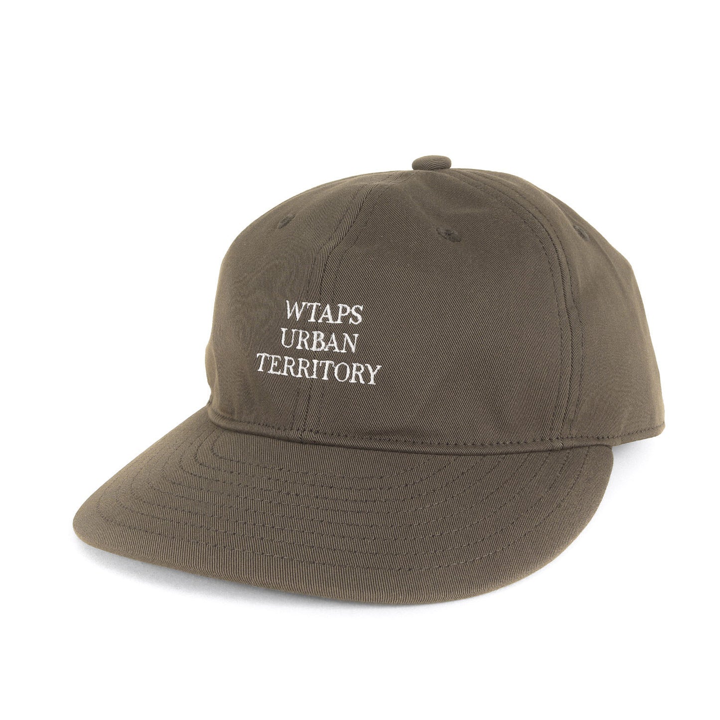25SS ロゴ刺繍 クールマックス 6パネルキャップ(T-6M 06 / CAP / POLY. TWILL. COOLMAX)