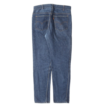 [希少モデル 濃紺] 60s 606 Big E デニムパンツ / USA製 ボタン裏刻印1