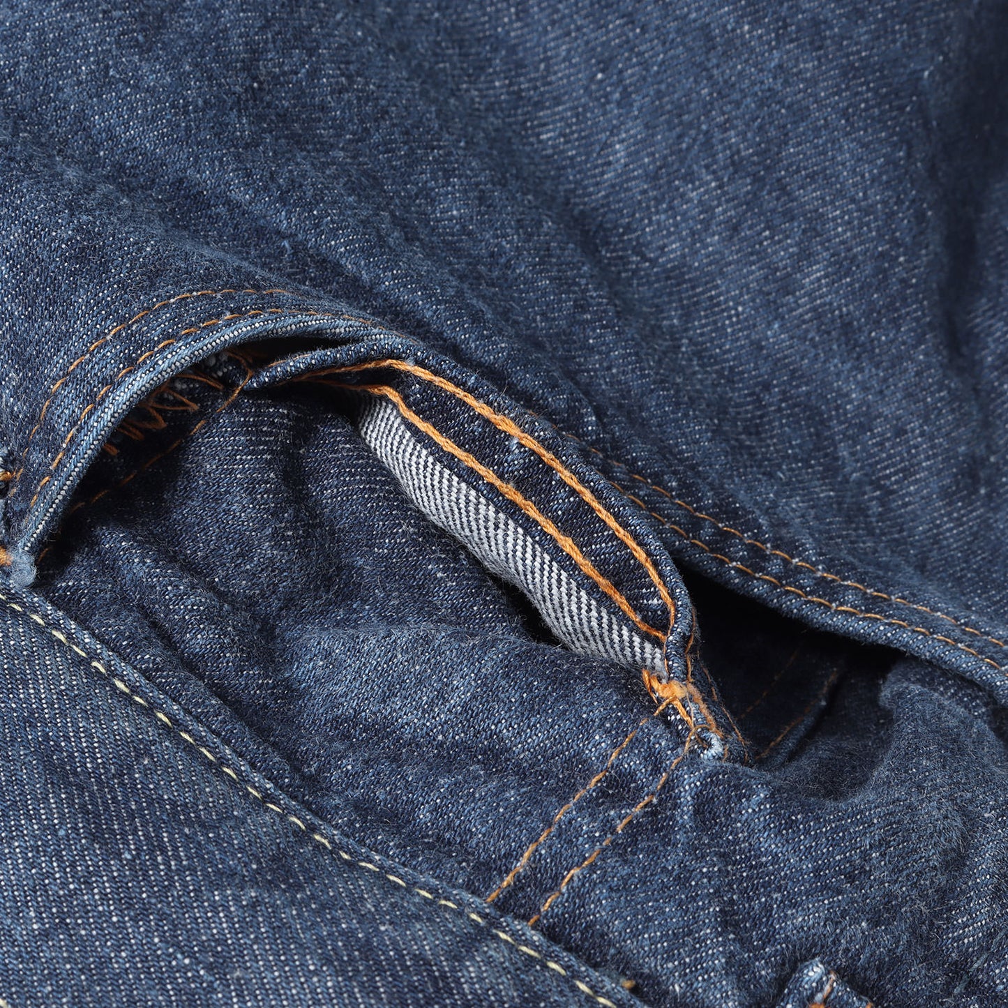 [希少モデル 濃紺] 60s 606 Big E デニムパンツ / USA製 ボタン裏刻印1