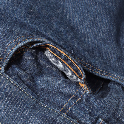 [希少モデル 濃紺] 60s 606 Big E デニムパンツ / USA製 ボタン裏刻印1