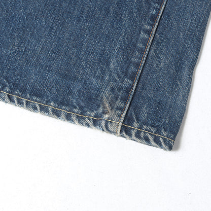 [雰囲気抜群 ヒゲあり] 70s 501 66前期 Big E デニムパンツ / USA製 ボタン裏刻印2