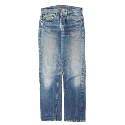 [雰囲気抜群 ヒゲあり] 70s 501 66前期 Big E デニムパンツ / USA製 ボタン裏刻印2