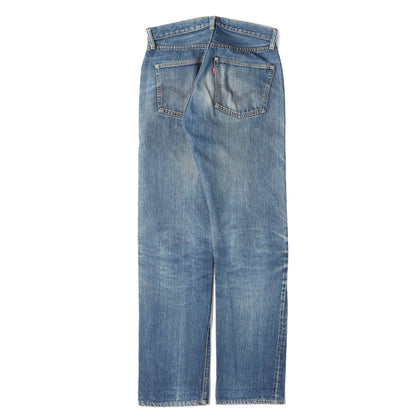 [雰囲気抜群 ヒゲあり] 70s 501 66前期 Big E デニムパンツ / USA製 ボタン裏刻印2